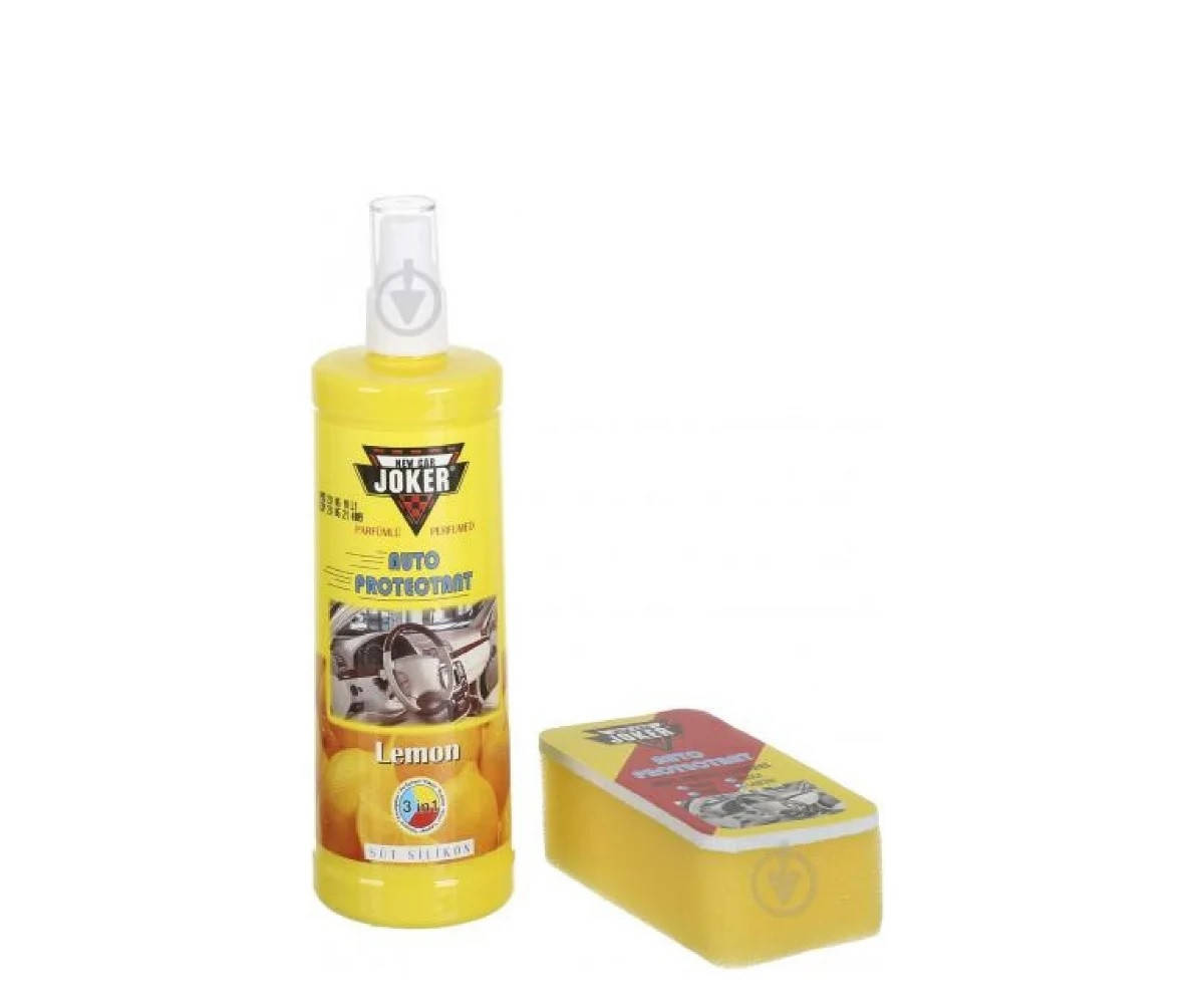 

Авто полироль для салона автомобиля (пластика, торпеды) "Joker" Лимон 250ml