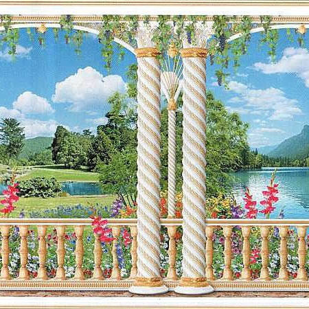 

Фотообои простая бумага Пастораль 24 листов 201 см х 388 см (121173)