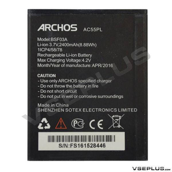 

Аккумулятор Archos 55 Platinum, original, AC55PL