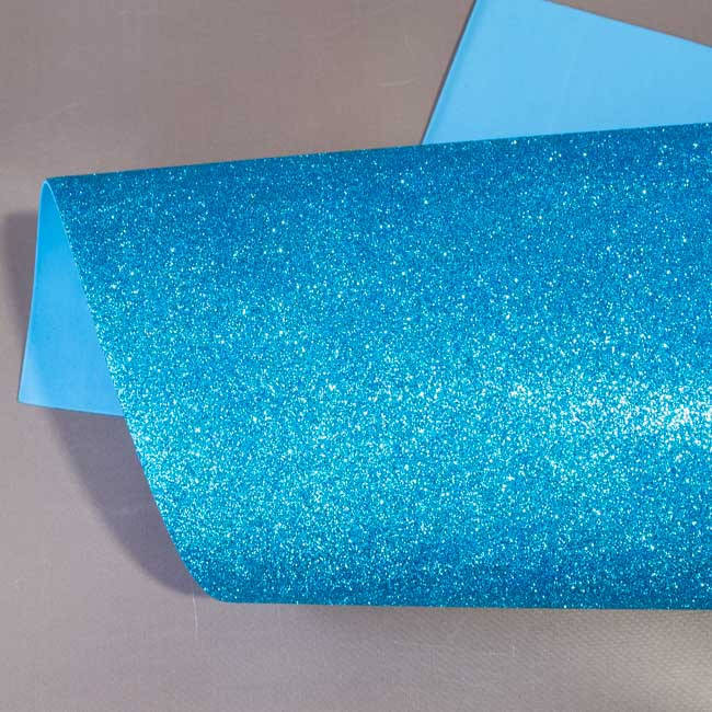 

Фоамиран с глиттером лазурный ФомГлит-6