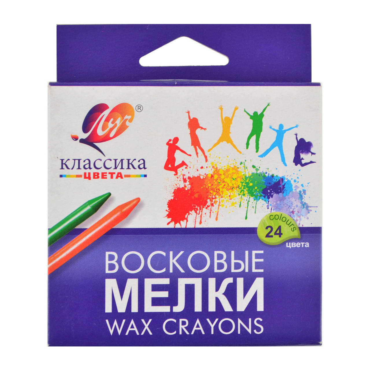 

Карандаш воск. круглый 24 цв.&quotКлассика&quot (8*90) 12C862-08