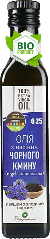

Масло черного тмина (nigella damascena) (250ml)
