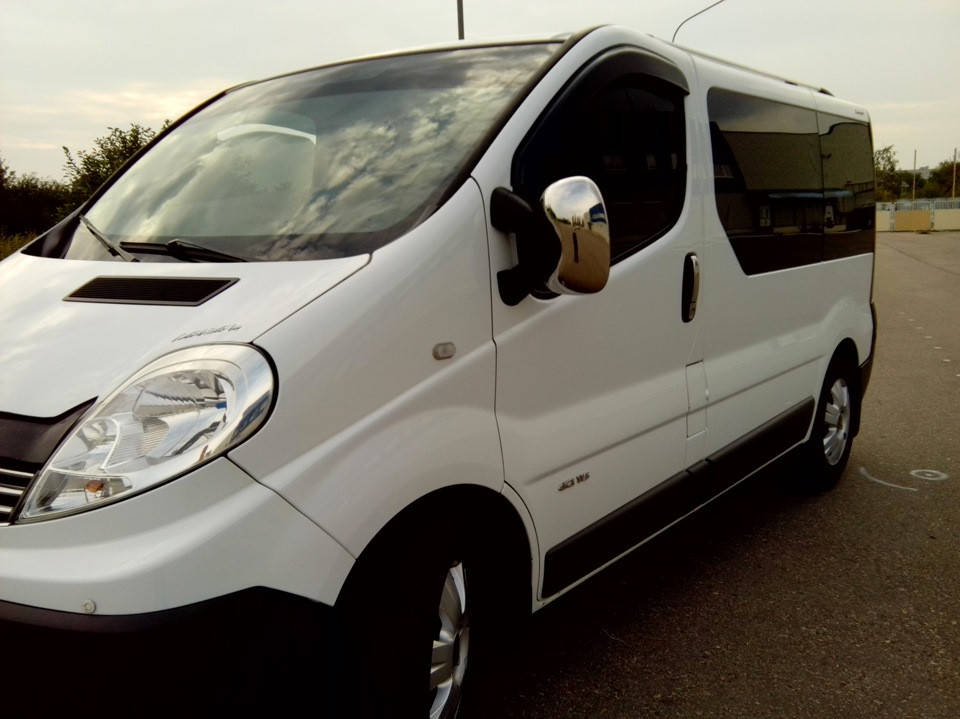 

Накладки на зеркала (2 шт) Carmos - Турецкая сталь для Renault Trafic 2001-2015 гг. car0155 orig car0155