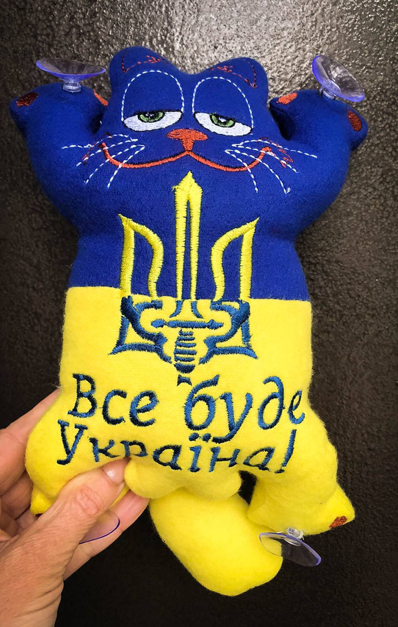 

Игрушка в машину кот "Саймон", сувенир, на присосках