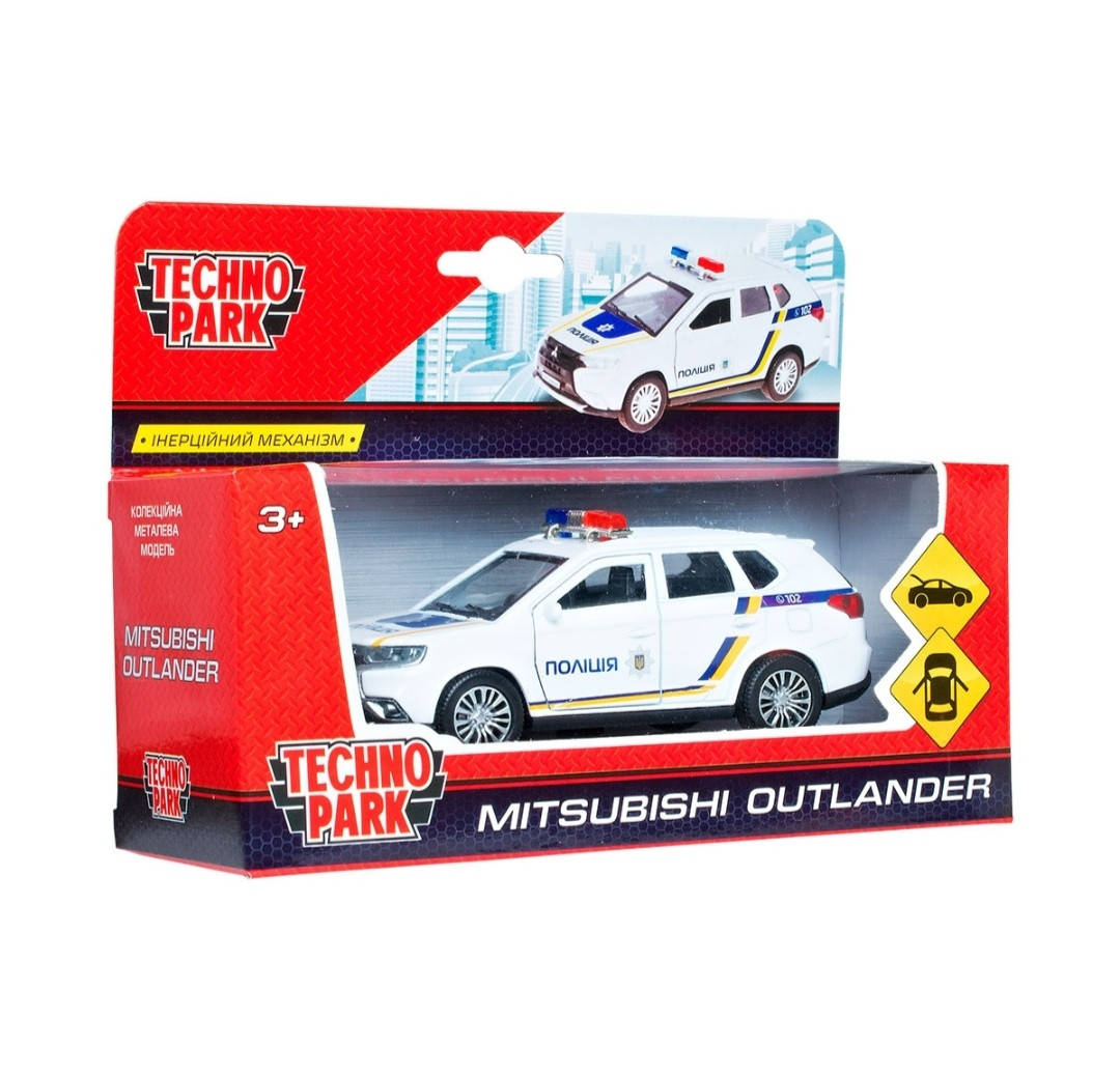 

Машинка металева "MITSUBISHI OUTLANDER" POLICE (1:32)
