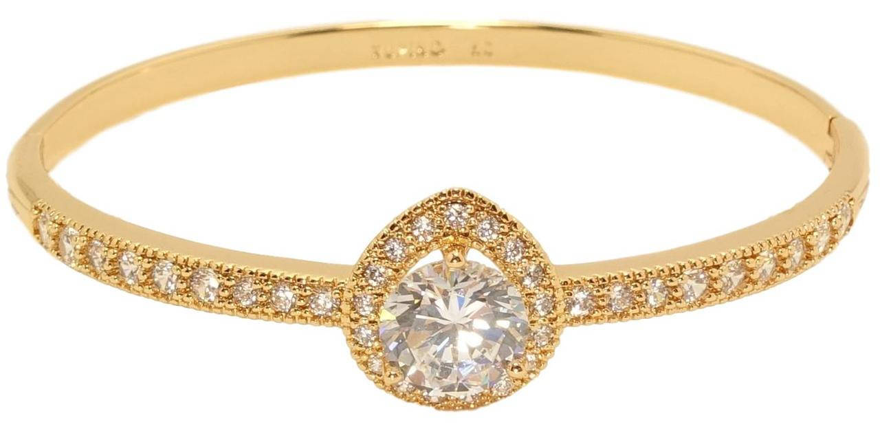 

Браслет Xuping Позолота 18K "Кристальная капля на шинке с цирконием" ø 6,5см