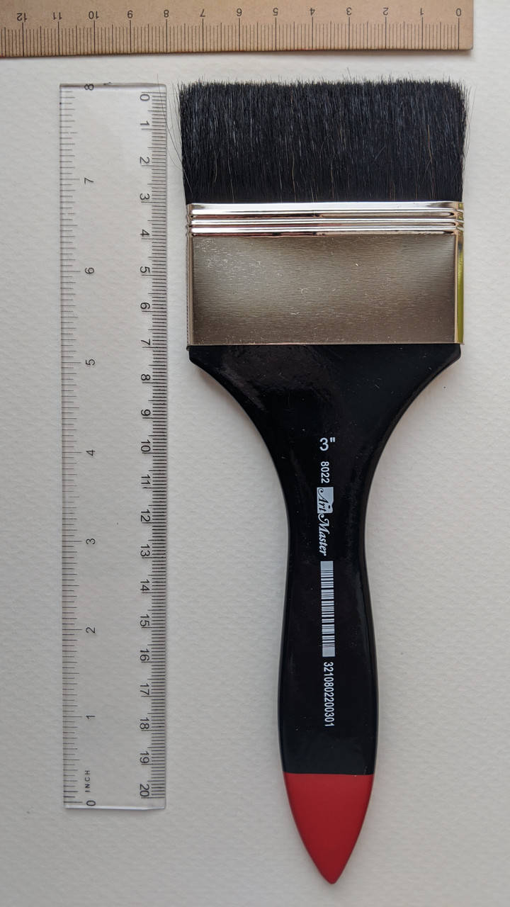 

Кисть Флейц коза 8022 2" (50мм) Art Master