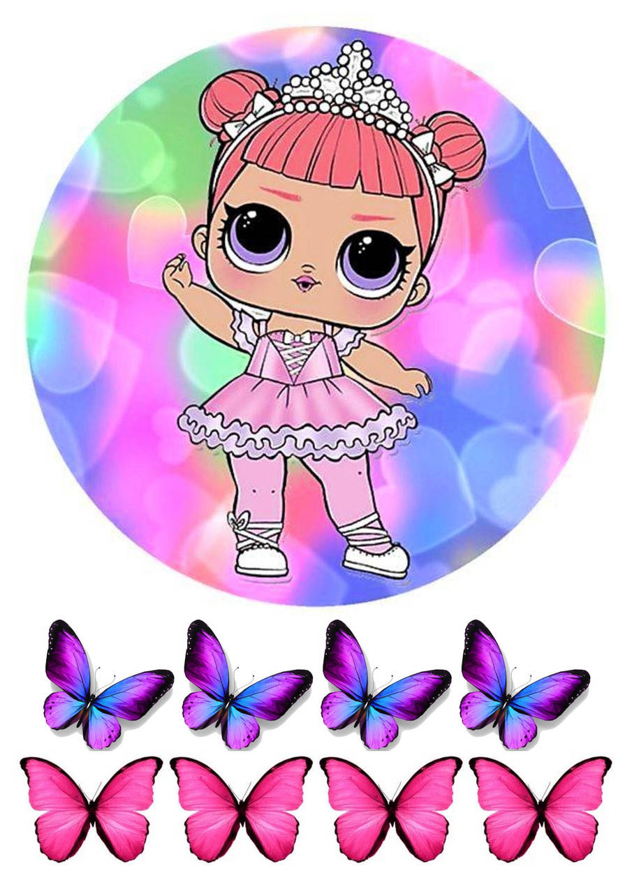 

Вафельная картинка "Кукла Лол" 5