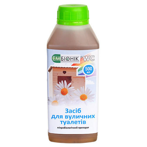 

БИО средство для туалетов и септиков Эмбионик WC 0,5 л (90279)