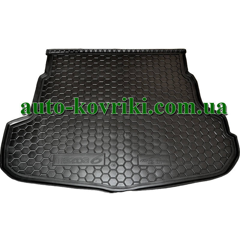 

Коврик багажника резиновый Mazda 6 2008-2012 (Sedan) (Avto-Gumm), Черный