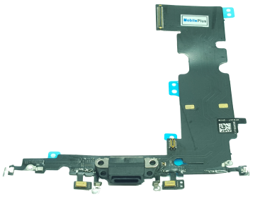 

Шлейф с разъемом зарядки, микрофоном для Apple iPhone 8 Plus, черный