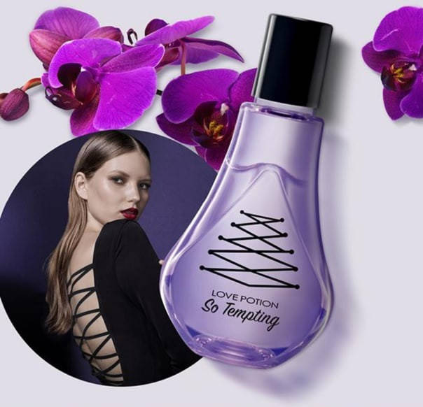 

Женский парфюмированный спрей для тела Love Potion So Tempting 75 мл