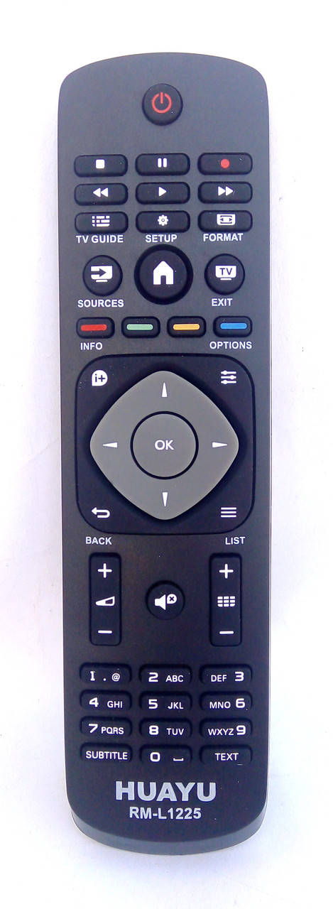 

Пульт Huayu RM-L1225 - универсальный пульт дистанционного управления для телевизора Philips