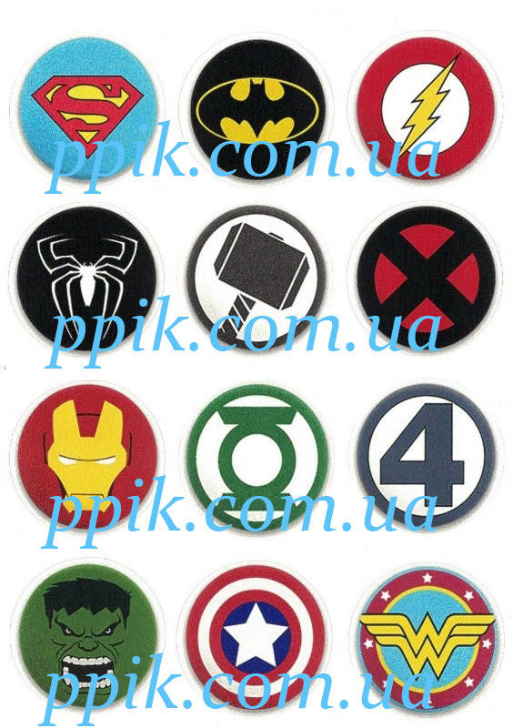 

Вафельная картинка Мстители 3