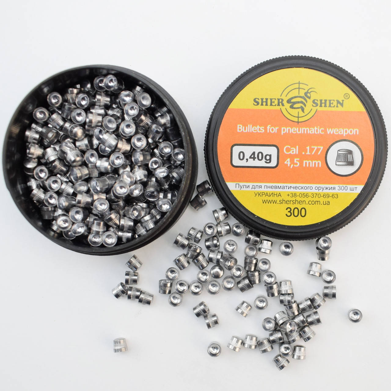 

Пули Шершень 4.5 мм, 0.40 гр, 300 шт.