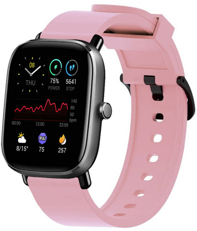 

Силиконовый ремешок Like для Amazfit GTS 2 mini Pink (Амазфит ГТС 2 Мини)
