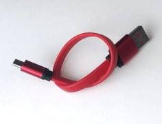 

Кабель micro USB 23см Короткий Плоский