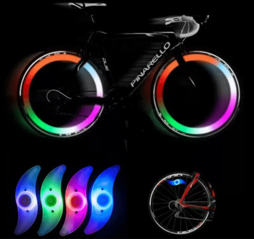 

Светодиодная подсветка на колесо велосипеда. Светодиодный маячок на спицы велосипеда