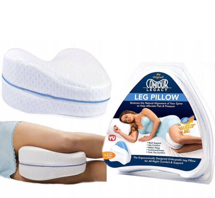 

Ортопедическая подушка для ног CONTOUR LEG PILLOW, Белый