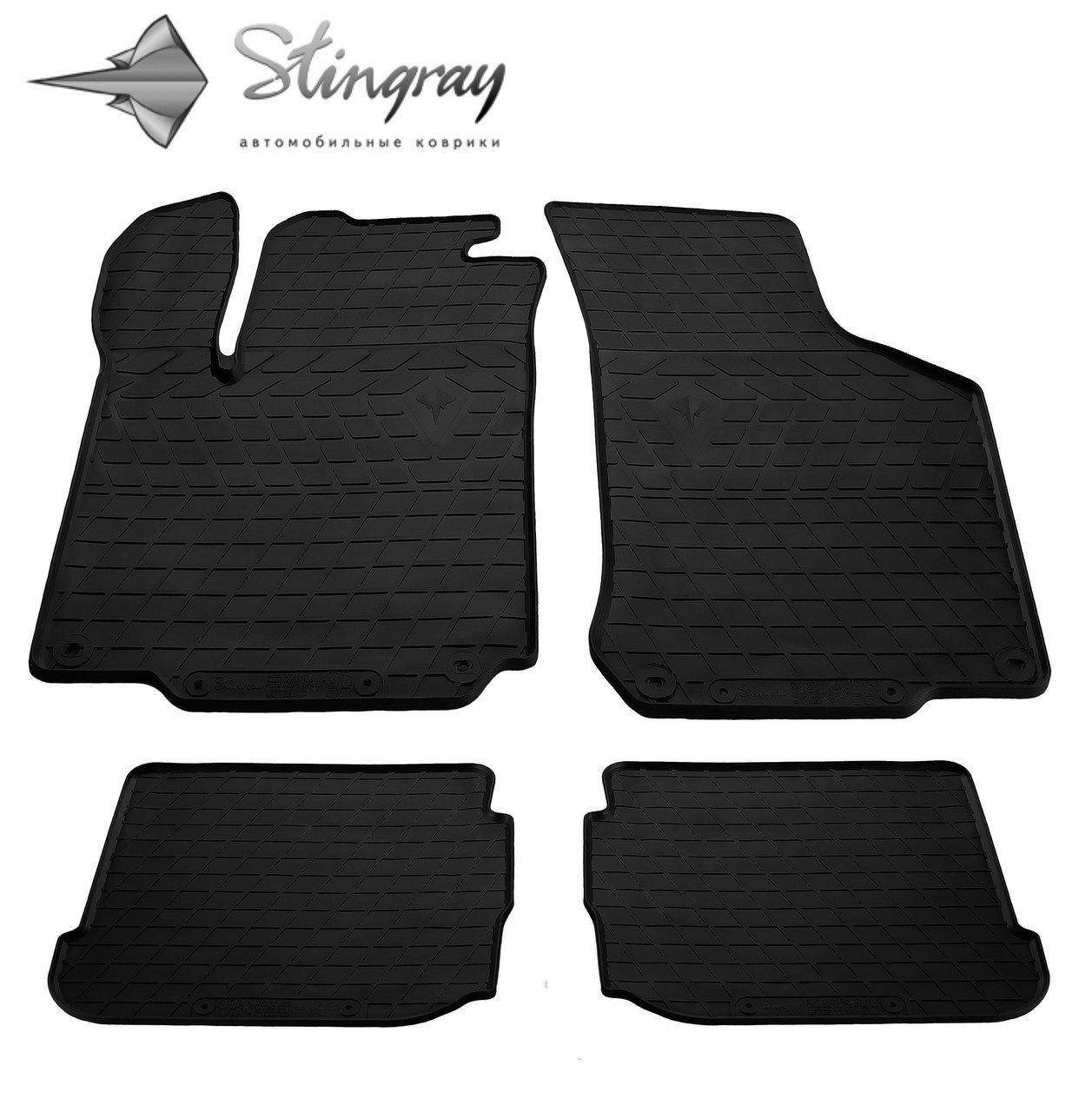 

Резиновые коврики Фольксваген Гольф 4 1997- Volkswagen Golf IV 1997- Stingray, Черный