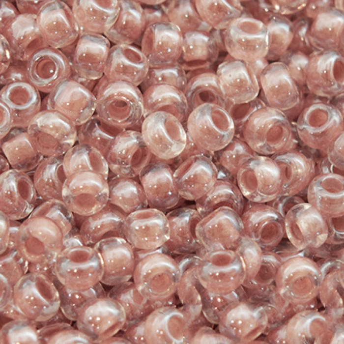 

Бисер 38116 Чешский Preciosa 10/0, Прозрачный Окраска из Середины CTC, Розовый, Круглый, (УТ0001864)