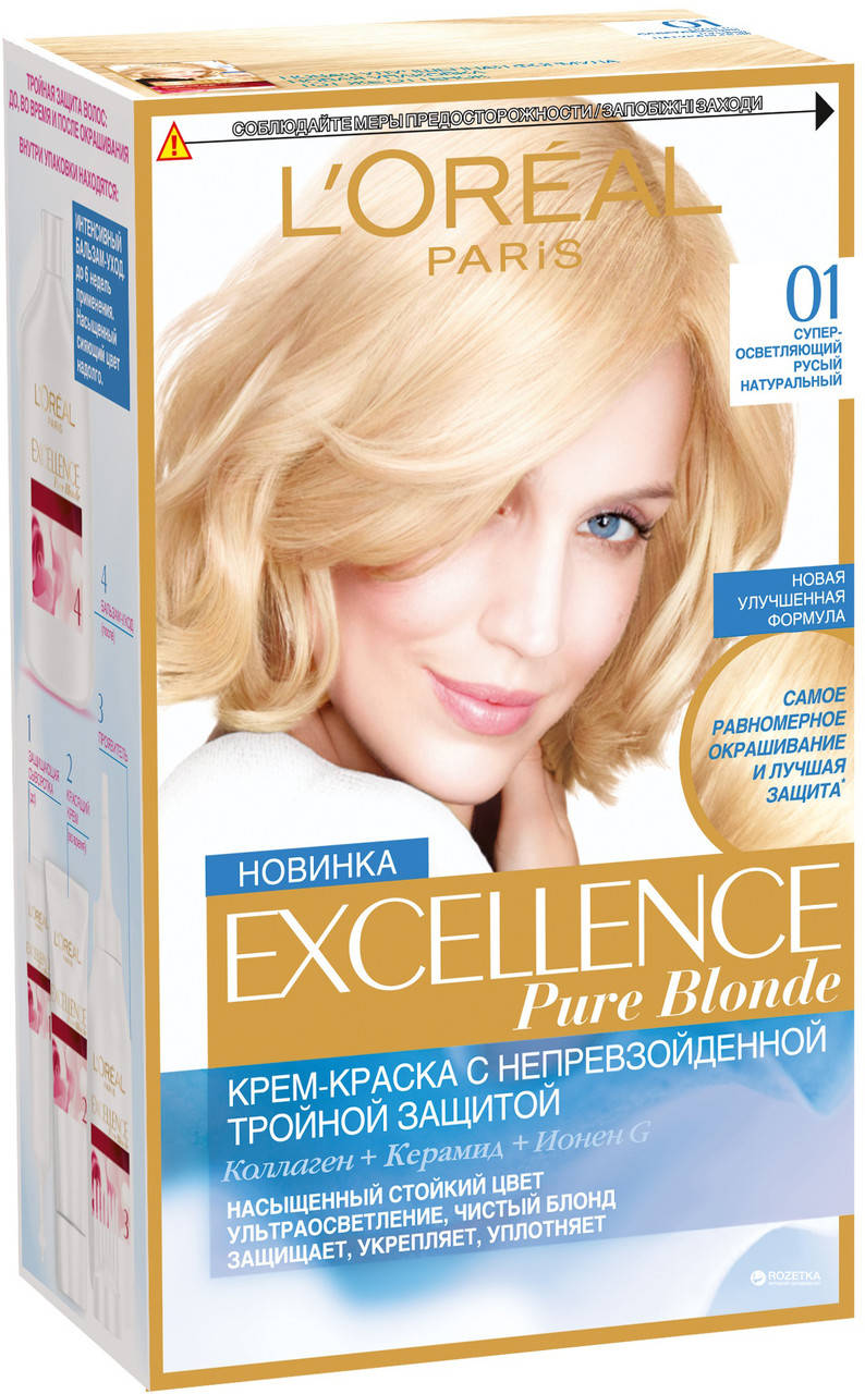 

Фарба для волосся Loreal EXCELLENCE 01 Натуральний