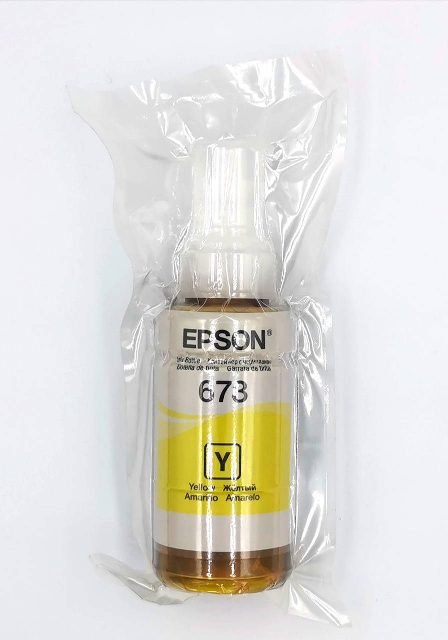

Чернила Epson L1800, L800, L805, L810, L850 Yellow оригинал (C13T67344A)