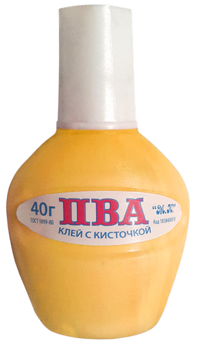 

Клей ПВА 40 мл, с кисточкой 14889