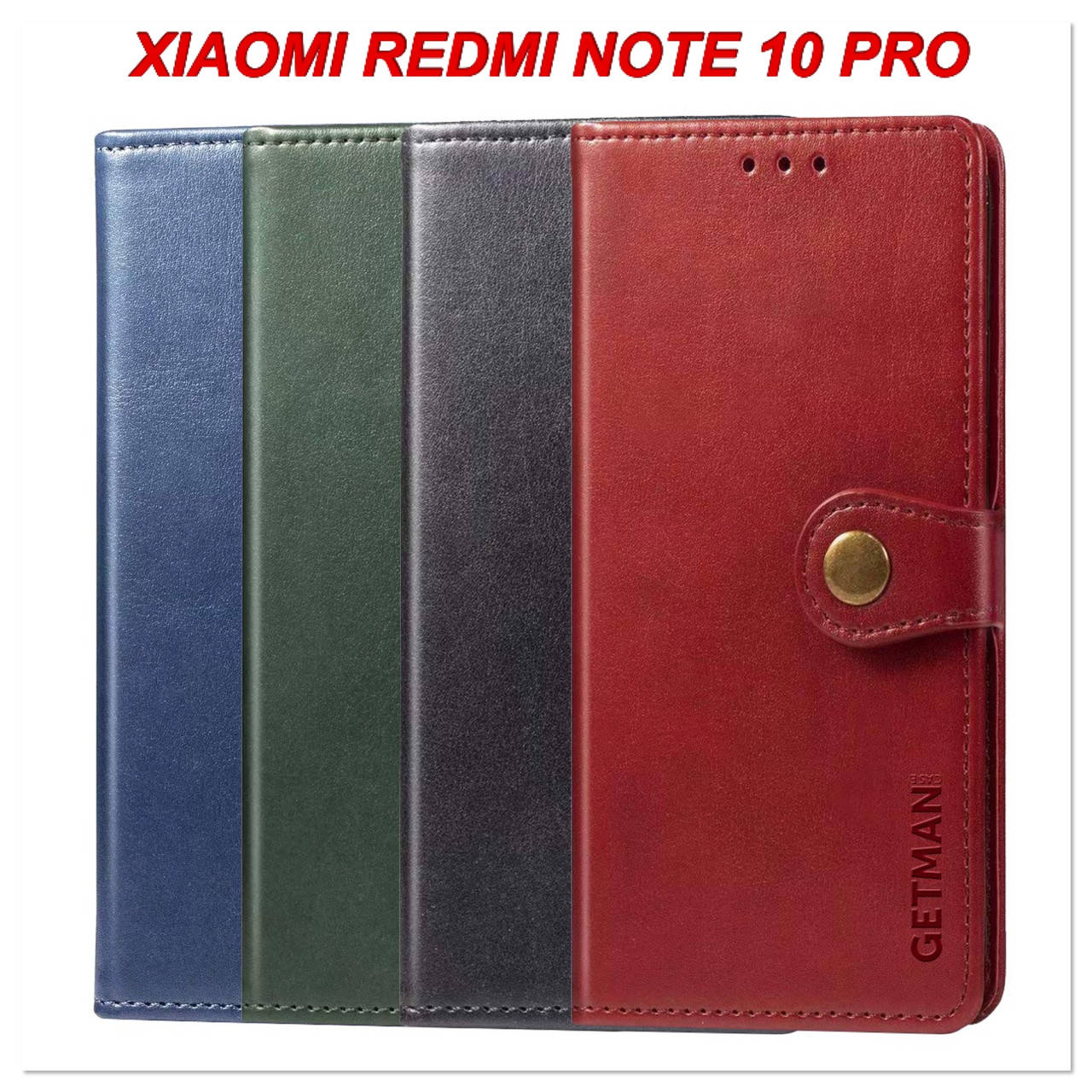 

Чехол-книжка GETMAN Gallant для Xiaomi Redmi Note 10 Pro