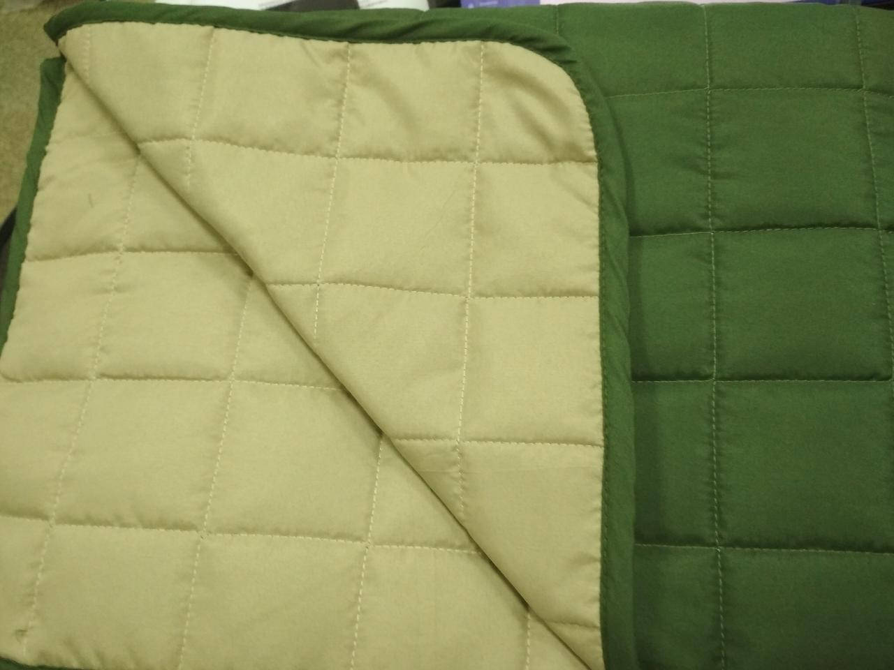 

Покрывало стеганое двустороннее Дуэт Олива 220*210, Разные цвета