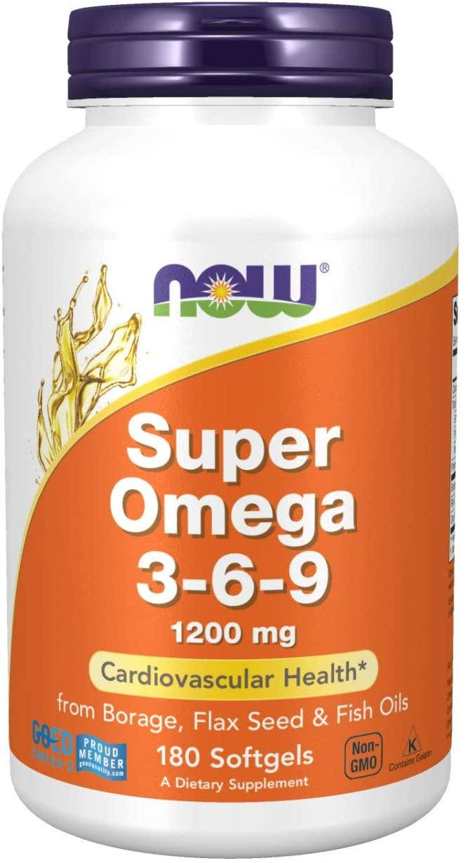 

Нау фудс супер омега 3-6-9 Now Foods Super Omega 3-6-9 180 гелевых капсул