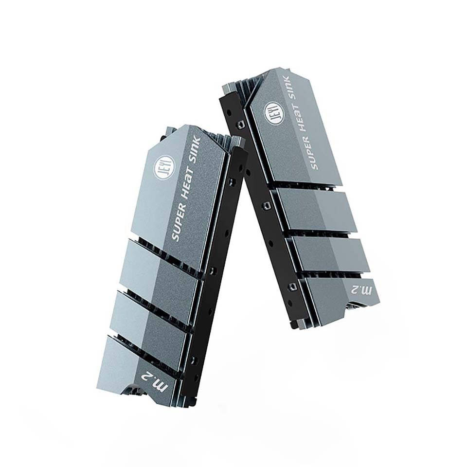 

Радиатор алюминиевый Jeyi для SSD M2 2280, серый