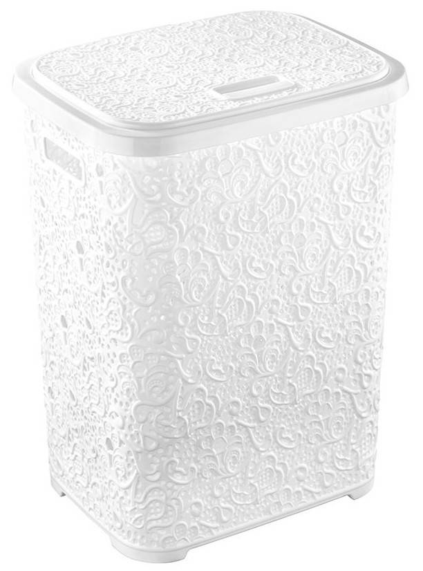

Корзина для белья с крышкой 67л "Ажур" 322 Elif Plastik, Разные цвета