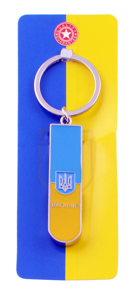 

Брелок-кусачки Герб с Флагом Ukraine №UK-107