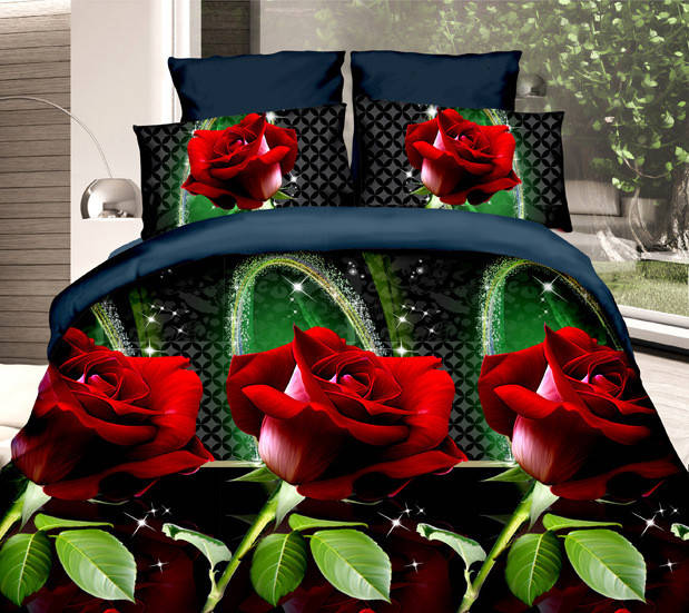 

Постельное белье евро размера из Бязи София 3D Ария