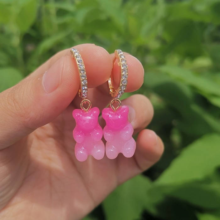 

Серьги в форме мишки "Gummy Bear", 1 пара