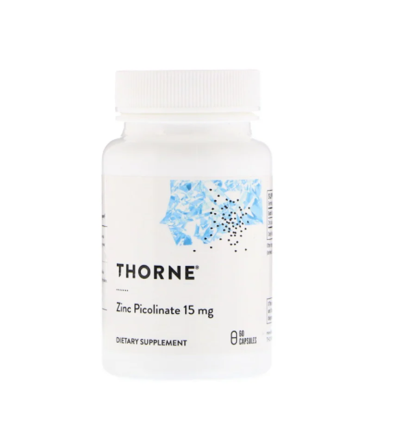 

Пиколинат цинка, Thorne Research, 60 капсул (THR-21002)