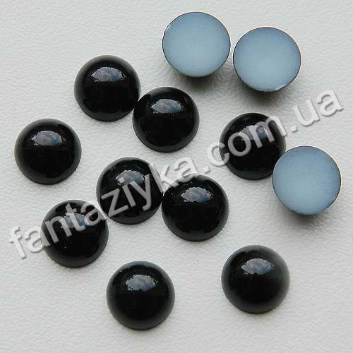 

Полубусина 10мм черная (глазки и носики для игрушек)