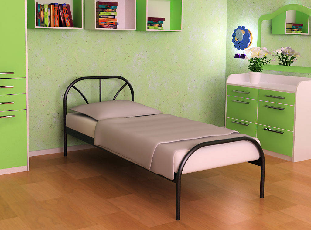 

Кровать металлическая Relax. Кровать Релакс., Белый