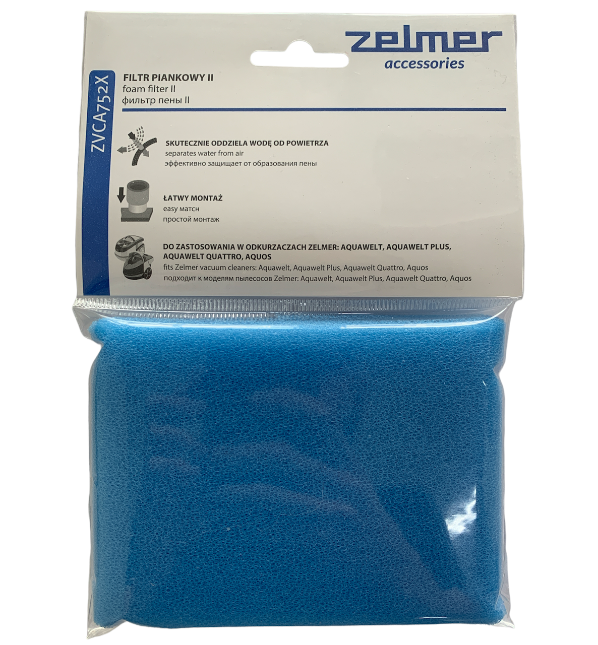 

Пенный фильтр для пылесоса Zelmer 919.0088