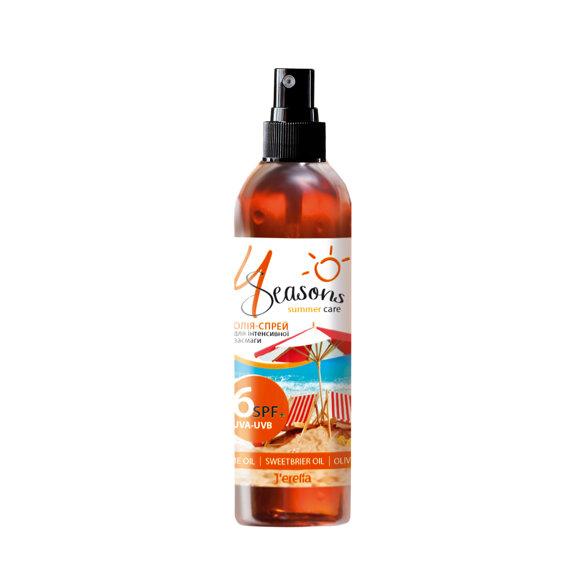 

Олія-спрей для інтенсивної засмаги SPF 6