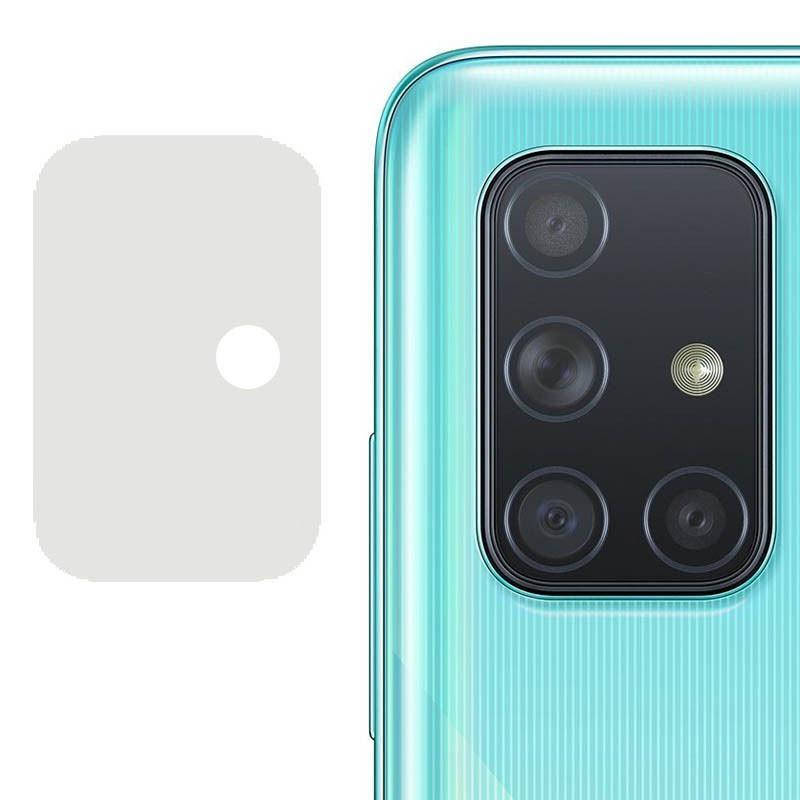 

Гибкое защитное стекло 0.18mm на камеру для Samsung A71 / M51, Прозрачный