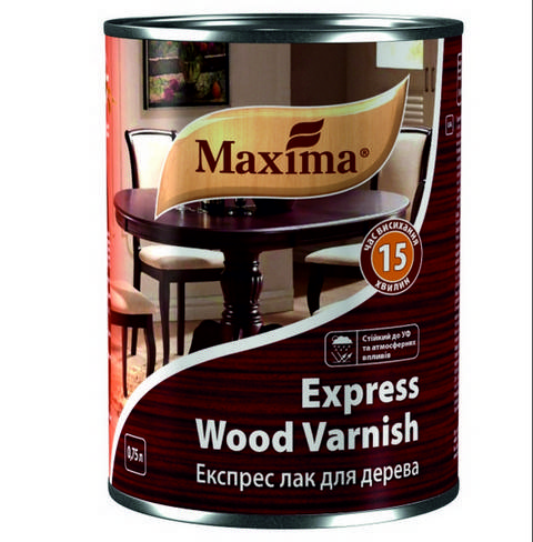 

Лак экспресс для дерева MAXIMA EXPRESS WOOD VARNISH (Глянцевый) 2,5л