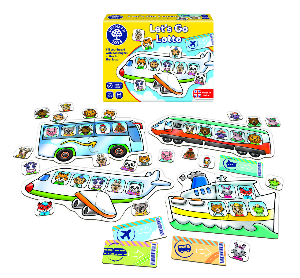

Настольная игра-лото для малышей "Увлекательное путешествие" Orchard Toys