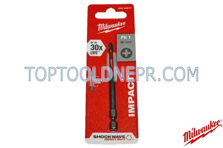 

Бита Milwaukee PH1 90мм 4932430851