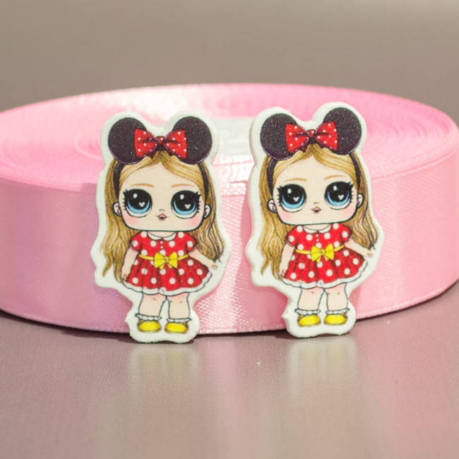 

Кабошон Серединка кукла LOL ЛОЛ Минни Сб-LOL-107, Разные цвета