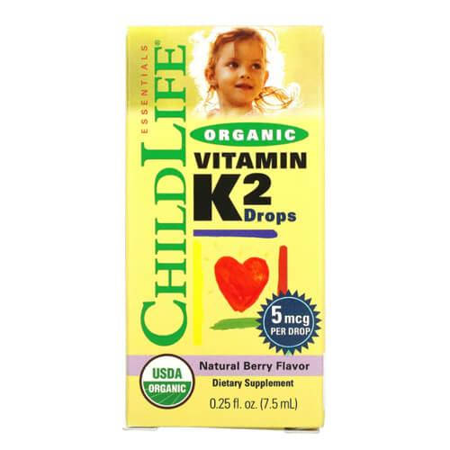 

Вітамін К2 для дітей, ChildLife Organic K-2 7.5 мл