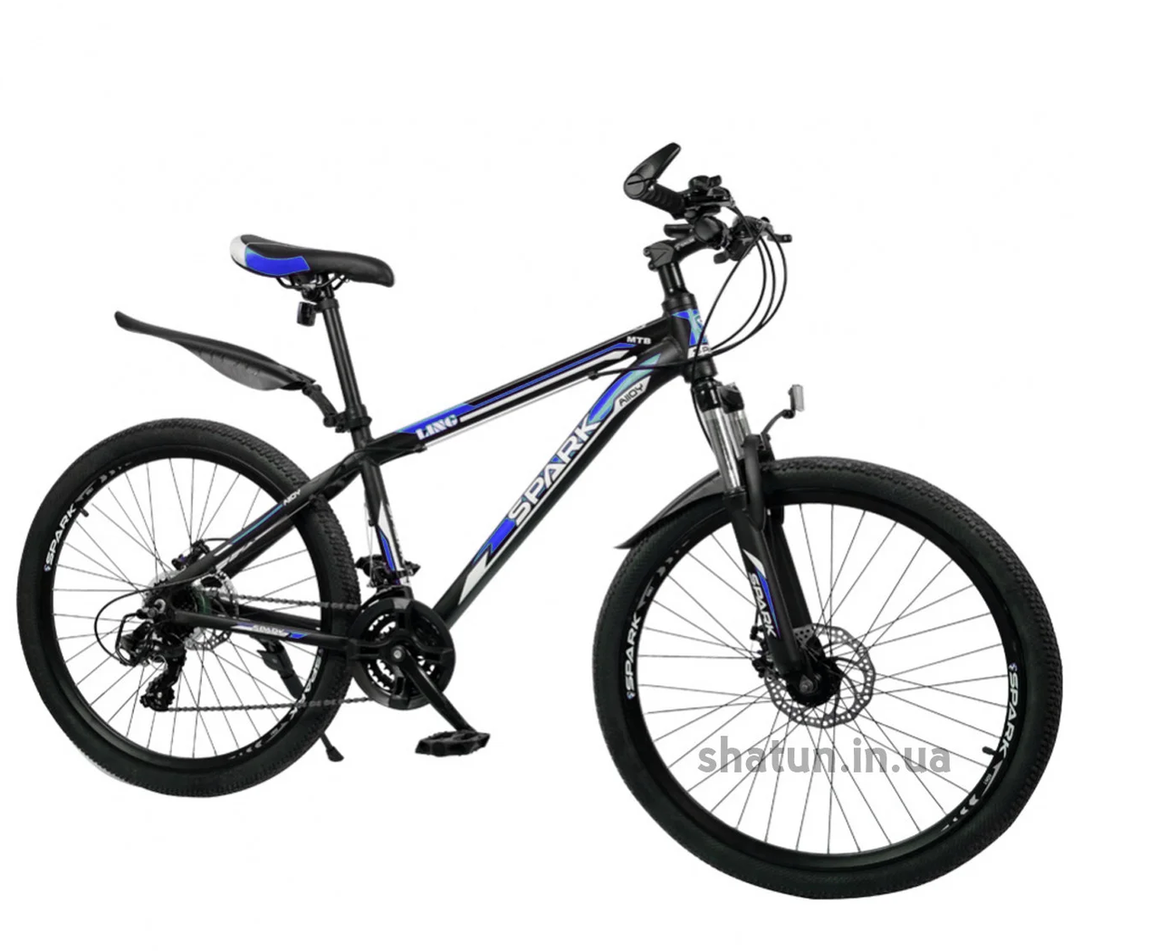 

Горный велосипед Spark Ling 26" черно-синий