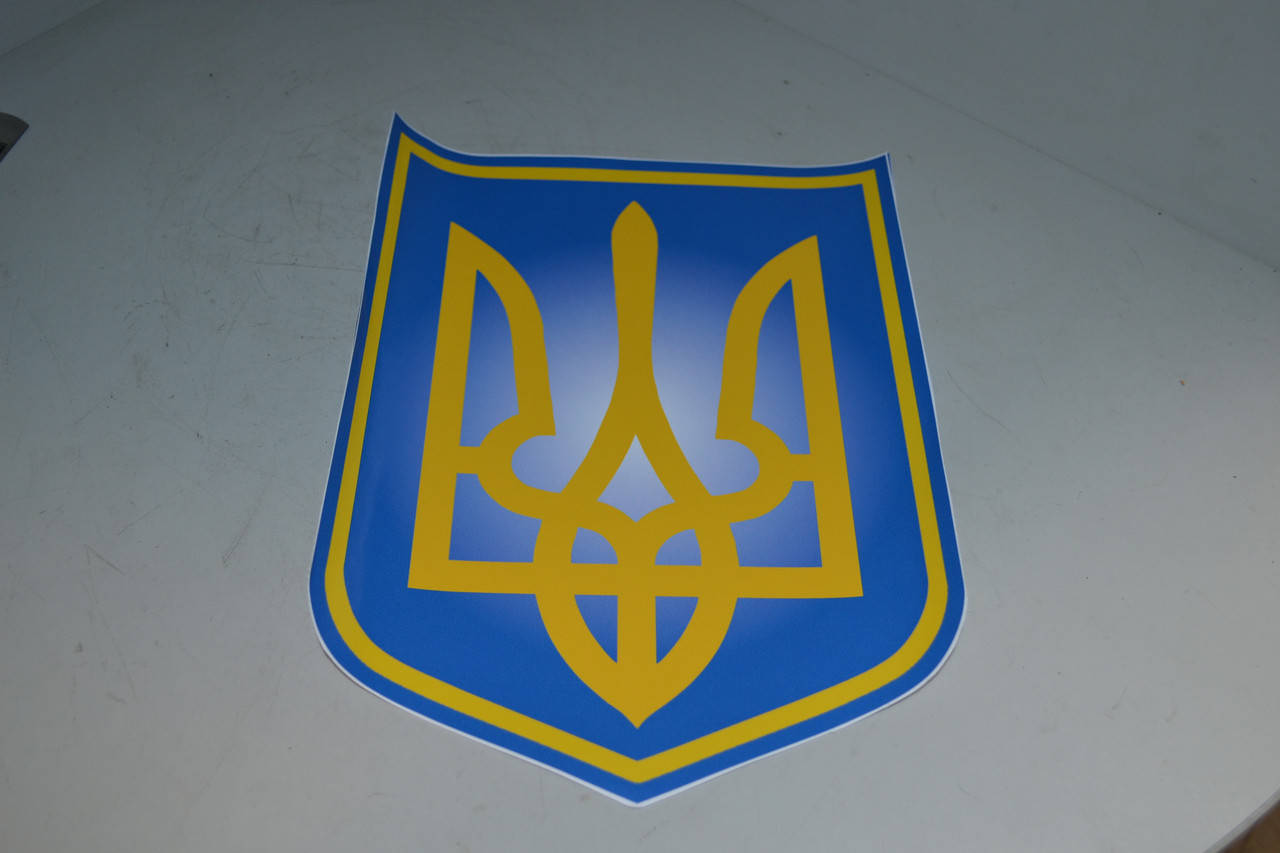 

Наклейка тризуб великий 20х27