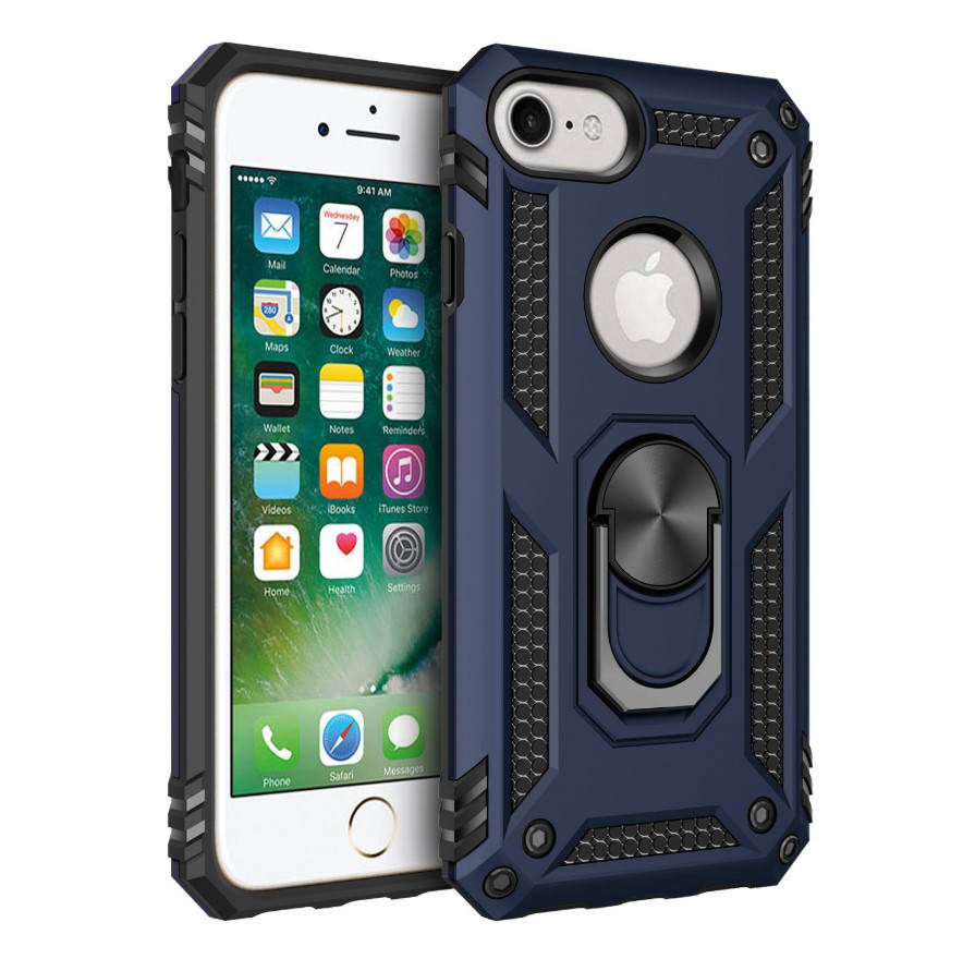 

Противоударный чехол Combo Ring для Apple iPhone 6 / 6S (Разные цвета) Синий